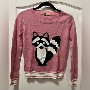 Adult X-Small Love By Design Raccoon Sweater